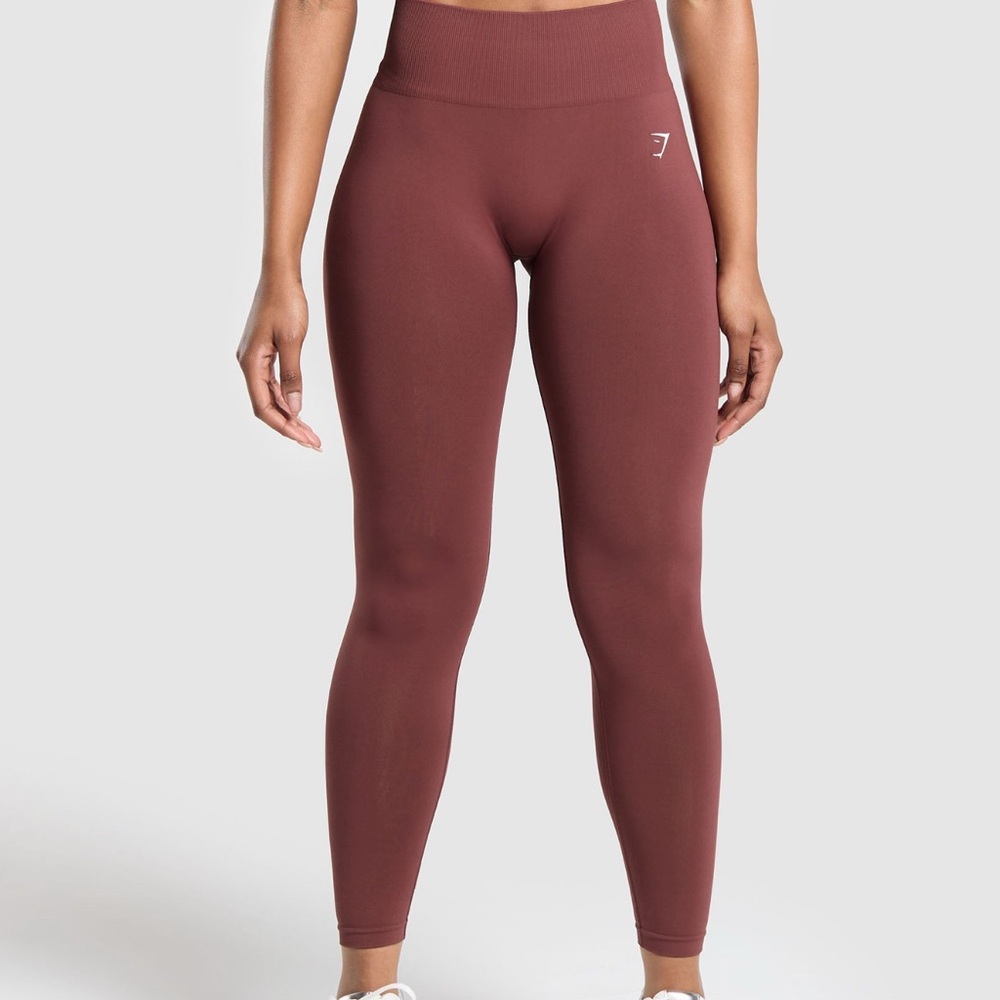 Gymshark everyday seamless leggings—burgundy